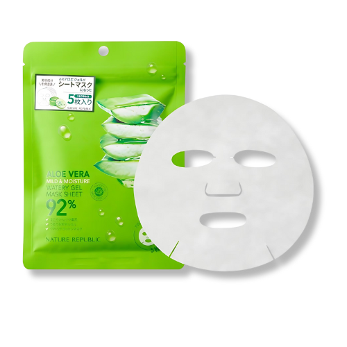 Nature Republic Aloe Vera Hydrating Face Mask - 5 Sheets